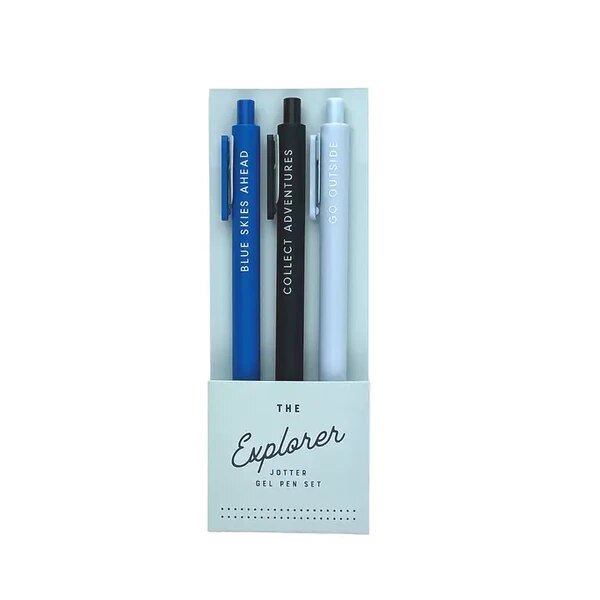 Ruff House Print Shop the Explorer Jotter Pen Set of 3